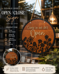 16" Round Double Sided Open/Closed Sign
