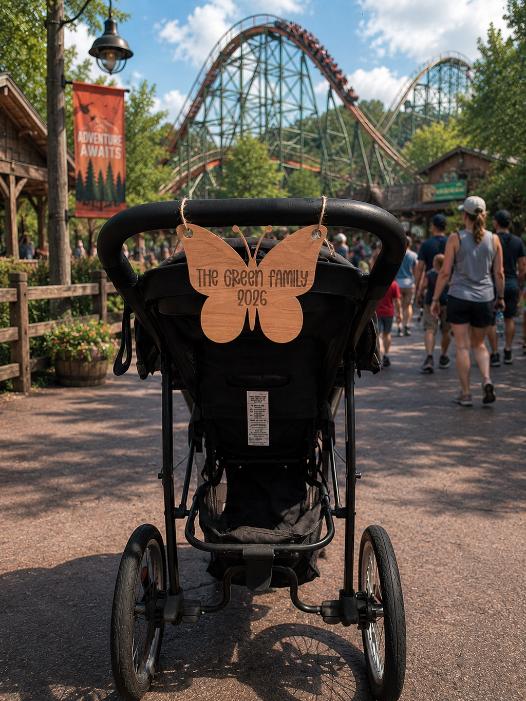 Personalized Stroller Name Tag